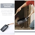 thumbnail image 3 of Garden Shovel Black Iron Wood 2Pcs Square Blade Simple Design, 3 of 5
