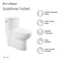thumbnail image 3 of Swiss Madison Sublime White Ceramic Elongated 12in, 1.28 GPF Toilet, 3 of 13