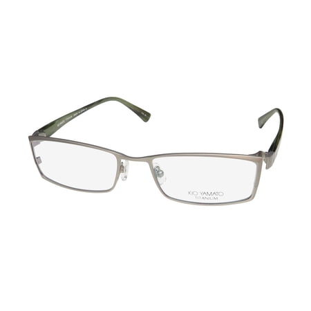 KIO YAMATO KT-253 TITANIUM HARDWARE CRAFTED IN JAPAN RARE EYEGLASS FRAME/GLASSES