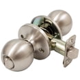 thumbnail image 3 of Stone Harbor Hardware Ball Door Knob, Privacy (Bed/Bath) Function, Satin Nickel, 3 of 5