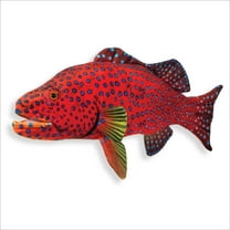 Real Planet 20" Red Coral Trout Realistic Stuffed Animal, Marine Sea Life Plush Toy & STEM Learning Gift for Birthday Boys & Girls
