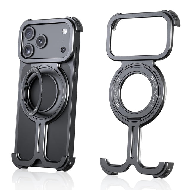 Funda MOOYAACASE para iPhone 17 Pro con Bumper Metálico Sin Marco