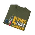 thumbnail image 4 of Living That Jumper Life Funny Novelty Unisex Softstyle T-Shirt, 4 of 4