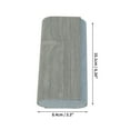 thumbnail image 4 of Unique Bargains 1 Pc Eyeglasses Case Wood Grain Eyeglasses Storage 6.34"x3.31"x1.77" Blue Gray, 4 of 5
