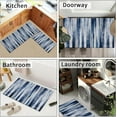 thumbnail image 4 of Blue and White Kitchen Rugs Sets of 2 Non Slip Washable Kitchen Mats for Floor Navy Abstract Kitchen Rug Floor Mat Carpet for Hallway, Laundry, Sink, Entryway, Bathroom, 4 of 5