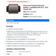 thumbnail image 2 of Front Lower Forward Control Arm Bushing - Compatible with 2015 - 2016 Chrysler 200, 2 of 2