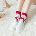 thumbnail image 3 of Lroveb Womens Fuzzy Christmas Socks Socks For Women Girls Gifts Cute Fun Cozy Fluffy Winter Warm Slipper Xmas Holiday Socks, 3 of 5