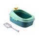 thumbnail image 3 of Bandeja de arena para gatos Yinane Caja de arena para mascotas semicerrado grande duradero Verde, 3 of 8