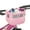 Pink, variant on AYAOQIANG Kids Bike Basket,Front Handlebar Bag for Kids Girls Bikes, Semicircle Bike Basket with Zipper for Child Tricycle Bicycle
