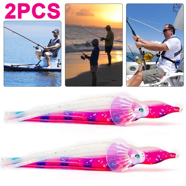 Señuelos Pesca Falsos Biónicos 20 Piezas 5cm Cebo Suave Artificial () Rosa