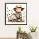 thumbnail image 2 of Pintura de diamante 5D DIY Taladro redondo completo Cowboy Kid Kit Decoración para el hogar Arte Artesanía Hugtrwg Para estrenar, 2 of 9