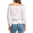 thumbnail image 2 of Ramy Brook womens  Riley Blouse, XS, White, 2 of 3