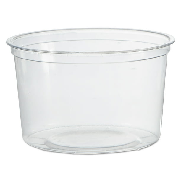 WNA 16 Oz Deli Containers, Clear, 50 count, (Pack of 10)