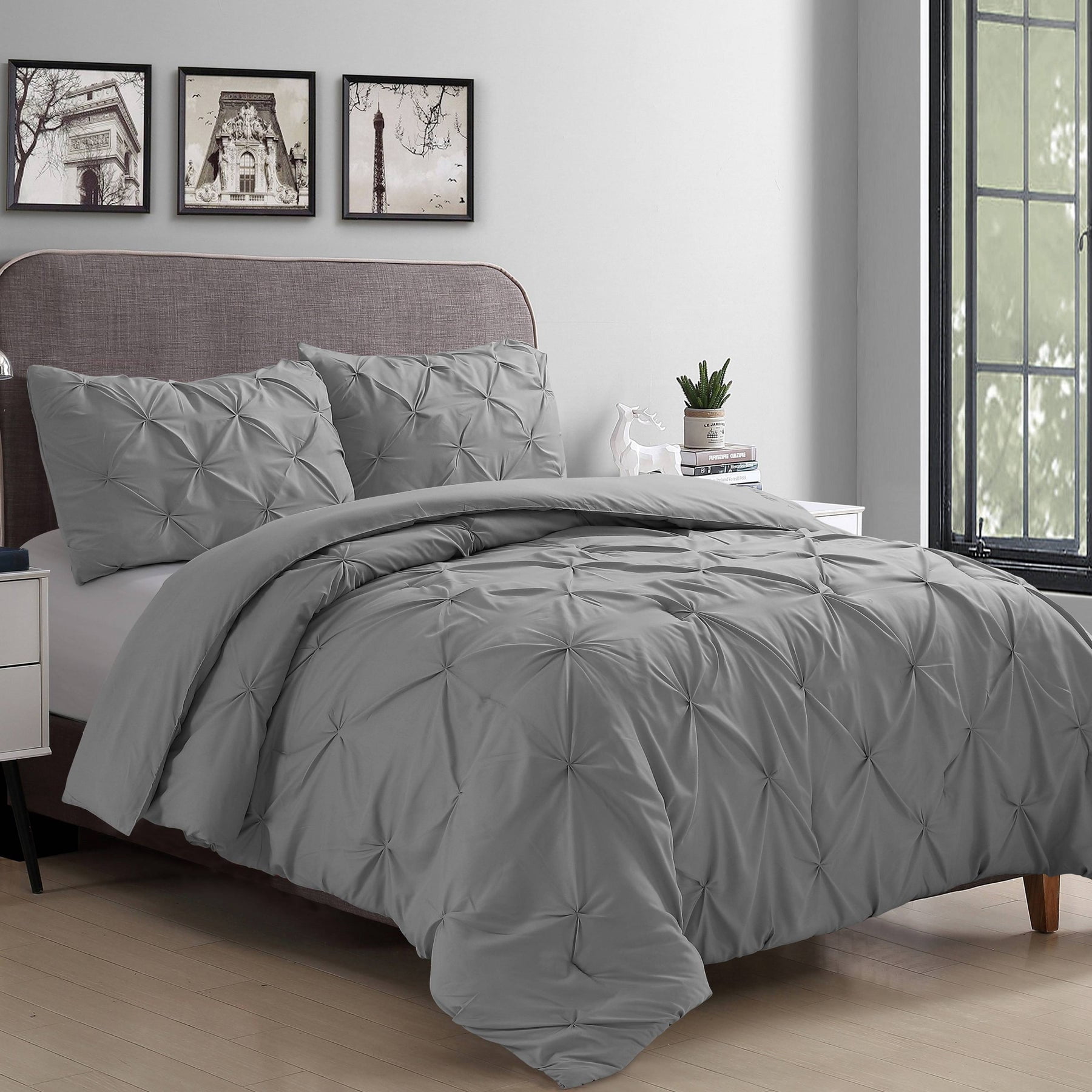 Swift Home Bedding Comforter Sets, Ultra Soft Cozy 3-Piece Pinch