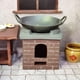 thumbnail image 1 of Antigua China en Miniatura para , 1/12, con Sartén para Cocinar, Muebles, Modelo de Paisaje, Accesorio coración de yotijar Juguetes de cocina, 1 of 10