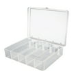 thumbnail image 1 of Petits Contenants de Rangement en Plastique Appâts de Pêche en Plastique Hameçon Équipement Boîte de Rangement Étui Contenant 5 Compartiments Petite Boîte de Rangement en Plastique, 1 of 8