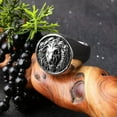 thumbnail image 3 of K-KED Vintage Lion's Head Stainless Steel Men's Domineering Lion King Rings Size 6-13-13-Gold, 3 of 8