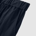 thumbnail image 5 of ZZwxWA Men's Pants Men Elastic Solid Color Zipper Multiple Pockets Foot Binding Elastic Waist Draw Rope Trousers Joggers for Men up to 45% Off, 5 of 6