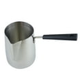 thumbnail image 4 of WHAMVOX Metal Coffee Pot Silver Milk Frother for Latte Use 1Pcs, 4 of 8