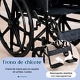 thumbnail image 4 of Silla De Ruedas Todo Terreno 24 Pulgadas Plegable Acero Lujo Nanofort, 4 of 7