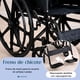thumbnail image 4 of Silla De Ruedas Todo Terreno 24 Pulgadas Plegable Acero Lujo Nanofort, 4 of 7
