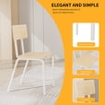 thumbnail image 6 of 5 Piece Dining Table Set, Wood Kitchen Table Set with 4 Chairs, Compact Space Dining Room Set, High Backrest Dining Table and Chairs Set for Kitchen, Bar, Breakfast Nook, 6 of 9