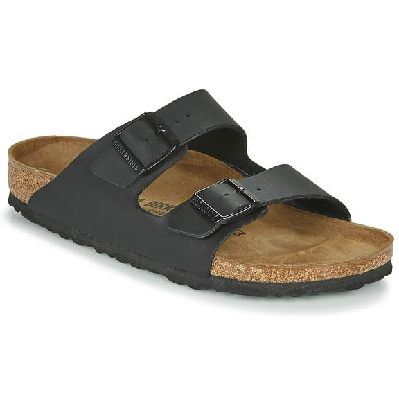 Birkenstock BIRK-51793 Arizona Sandals, Black, 38 EU Regular/ 7-7.5 Narrow