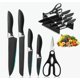 thumbnail image 1 of Juego  Xtellar De Cuchillos De Cocina Profesionales 6 Piezas Color Negro, 1 of 2