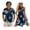 Blue Hibiscus Palm Leaf, variant on Matching Beach Outfits for Couples Hibiscus Floral Puletasi Samoan Women's Tank Dress Summer Polynesian Shirt Aloha Shirt Men Samoan Tribal Print Sundress 3XL