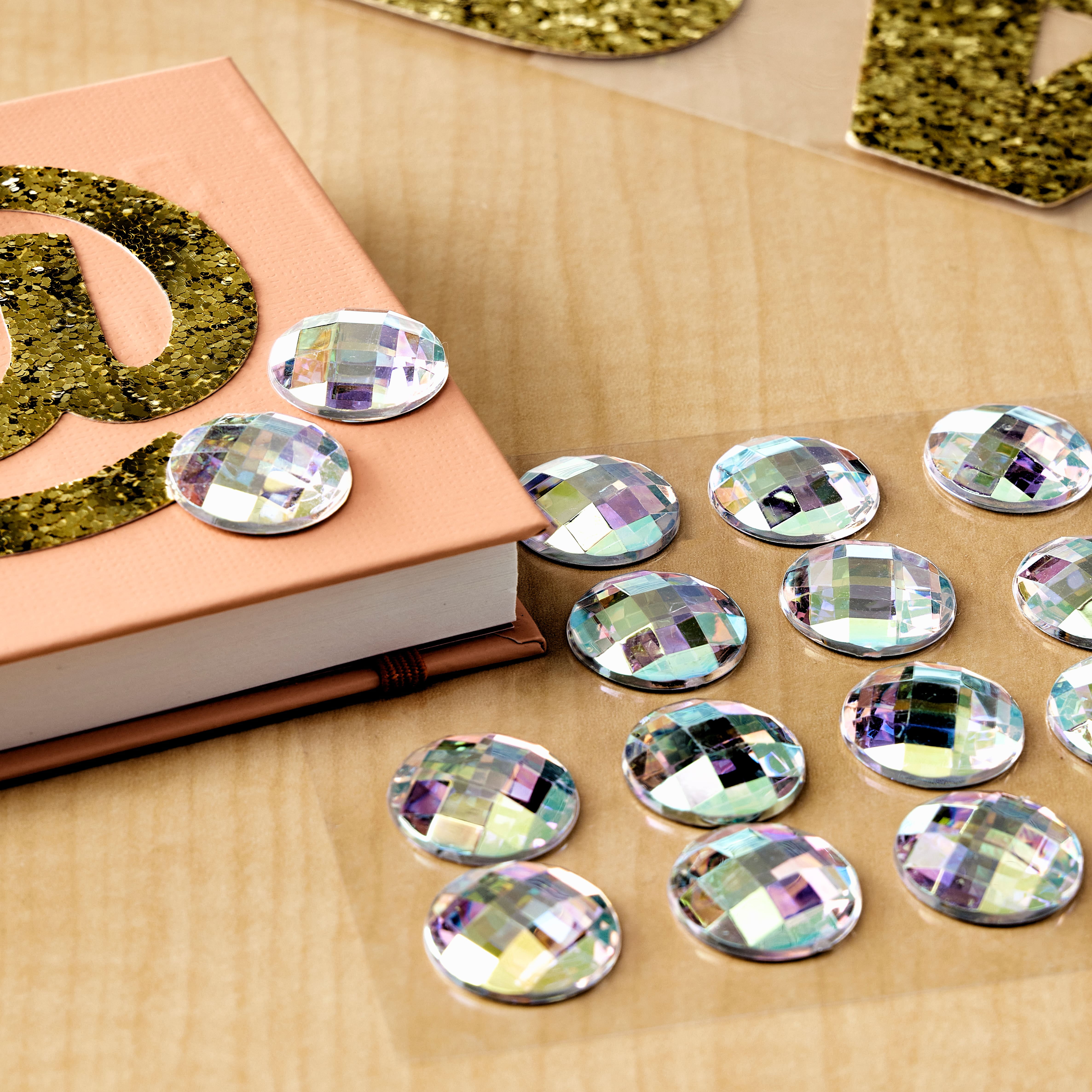 Recollections Iridescent Rhinestone Stickers, 12 Packs: 16 ct. (192 total)