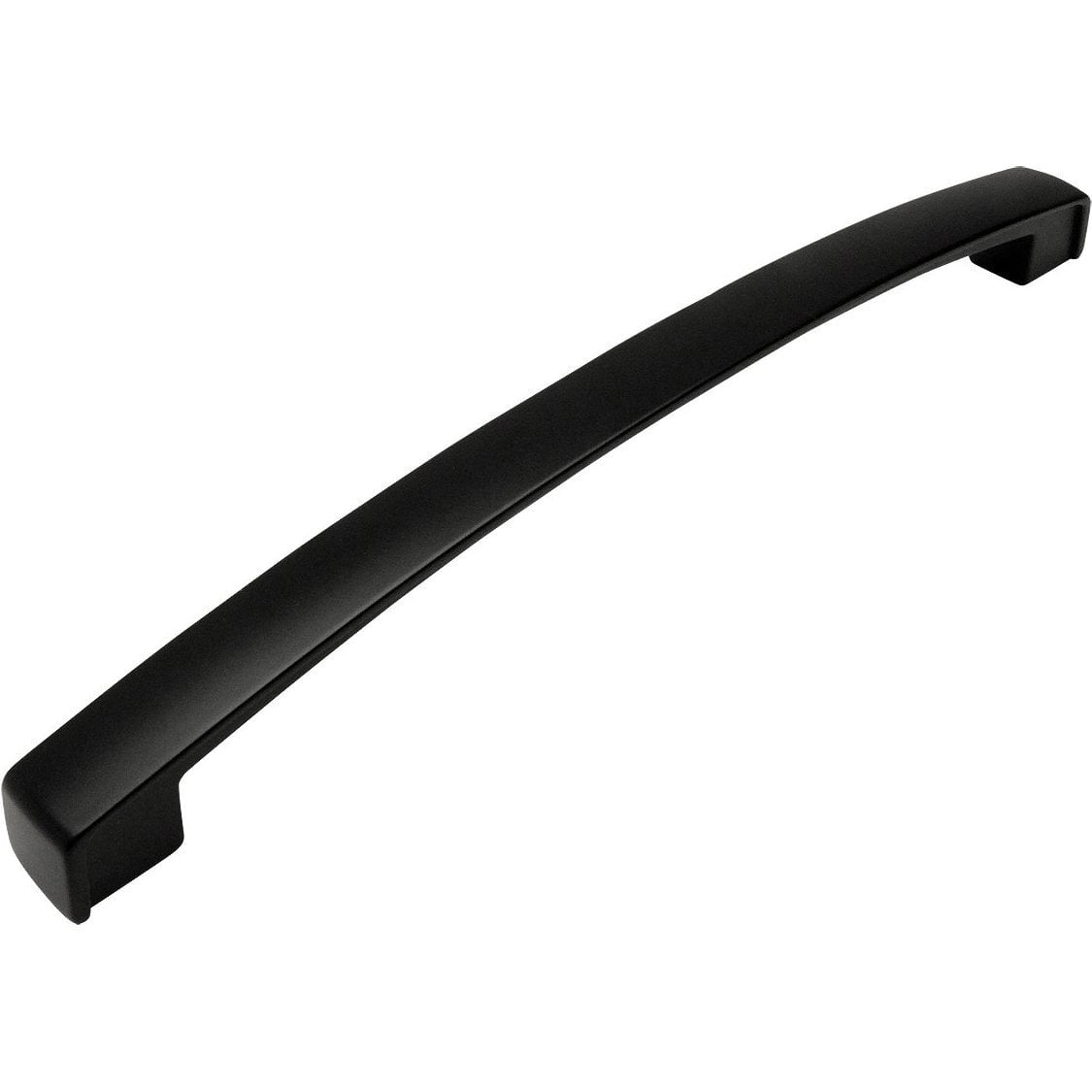 Cosmas 616192FB Flat Black Modern Hardware Arch Handle Pull