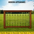 thumbnail image 6 of BENTISM Deck Balusters Metal Deck Spindles 10 Pack 44 inch Iron Stair Railing, 6 of 9
