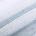 thumbnail image 4 of Efavormart 2 Panels White/Blue Faux Linen Woven Sheer Window Drapery Stripe Window Treatment Grommet Curtain Panel 52"x84", 4 of 7