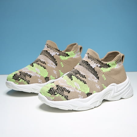 

Boys Soft-soled Sneakers Lightweight Breathable Non-slip Running Shoes