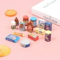 thumbnail image 3 of Dollhouse Miniature food 1/6 Supermarket Miniature Pretend Play Toy Accessories, 3 of 10