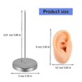 thumbnail image 3 of (Skin Color) Professional Silicone Left Right Ear Model for Cosmetic Training Realistic Human Ear Mannequin Jewelry Display Props skin color, 3 of 5