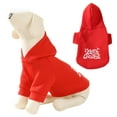 Travelwant Christmas Dog Clothes for Small Dog Pet Xmas Costumes Winter Coat Sweatshirt Clothing