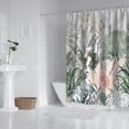 thumbnail image 2 of Waterproof Vintage Flowers Rustic Shower Curtain 72x72 Inch Boho Style Polyester Unique Shower Curtain for Bathroom Hotel Home Decor with 12 Plastic Hooks, 2 of 5