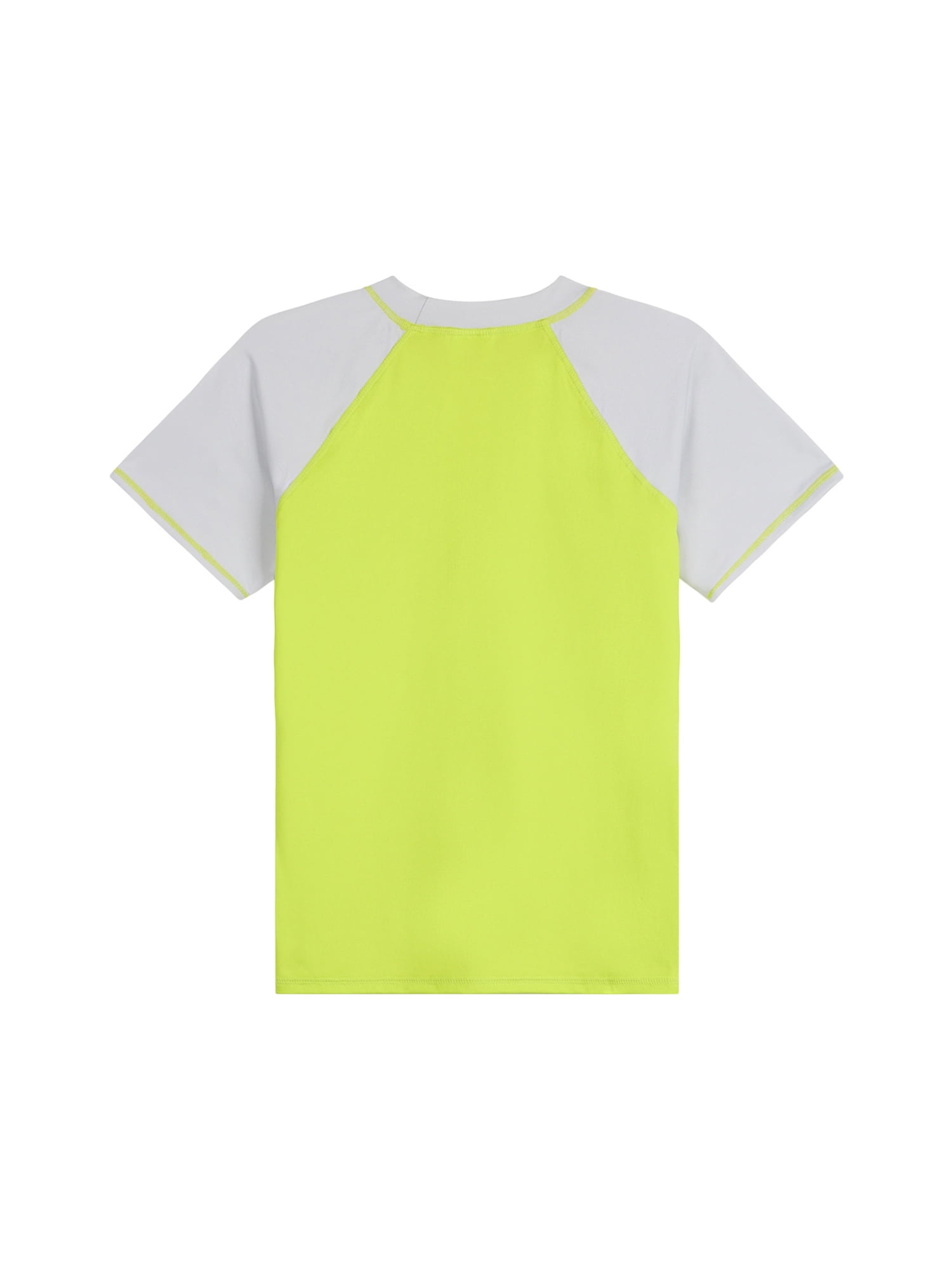 Reebok Boys Short Sleeve Rashguard with UPF 50+ Protection, Sizes 4-18