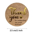 thumbnail image 7 of ZUARFY 500pcs/roll Thank You for Supporting My Small Business Kraft Stickers with Gold Foil Round Labels, 7 of 7