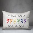 thumbnail image 3 of Creative Products In This House, Love is Love 18 x 18 Indoor / Outdoor Pillow, 3 of 3