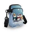 thumbnail image 3 of XYZCANDO Christmas Penguin Mini Cross Body Cellphone Handbag for Women Lightweight Crossbody Purse Halloween Cell Phone Wallet Small Coin Bag Casual Case Pouch for Yoga Hiking Work, 3 of 7