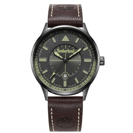 Timberland Men's Analog Watch With Date Indicator With Leather Band TDWGB2181502