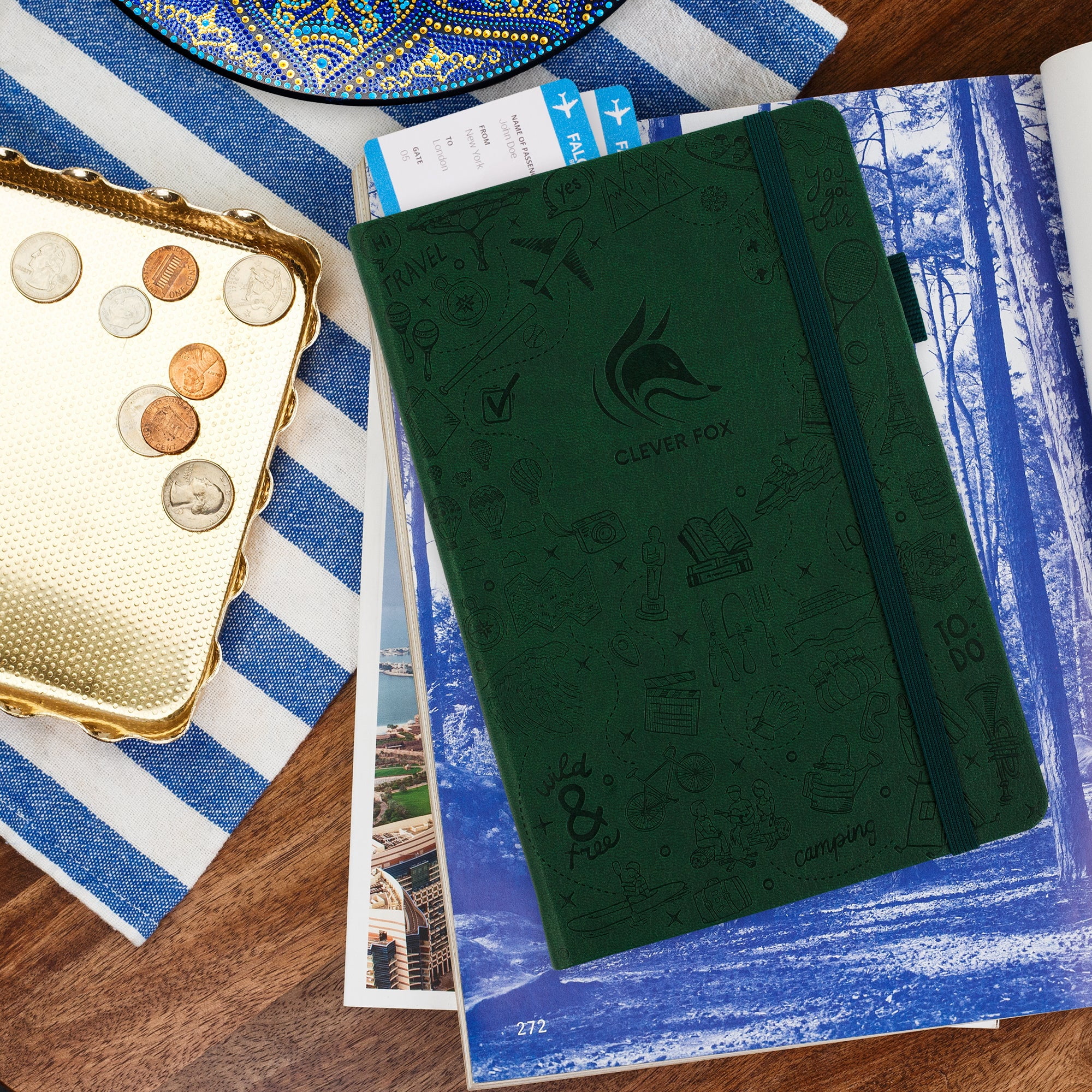Clever Fox Bucket List Journal