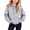 Gray, variant on Girls' Pullover Hoodie Solid Color Lightweight Drawstring Neck Front Kangaroo Pocket Soft Fabric for School Wear Outdoor Outings 2-13 Years Black 11-12Years