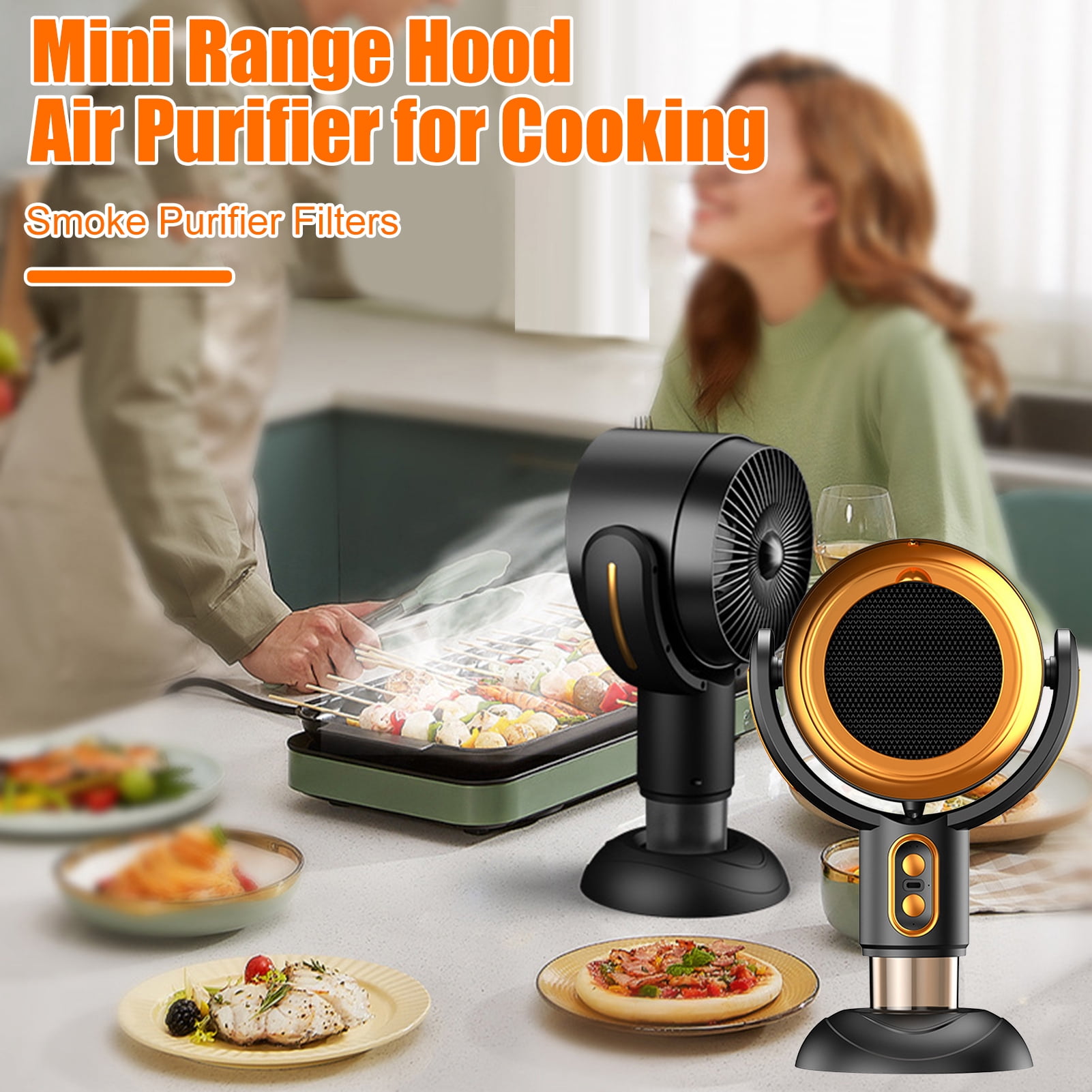 Homelife Smoke Fan for Indoors Portable Puff Chill Fan with Super Suction Smoke Purifier Filters Negative Ion Fan Smoke USB Smoke Extractor