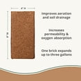 thumbnail image 2 of Coco Coir 650gm Bricks (5-Pack) - Organic Coco Coir for Plants & Gardening - OMRI-Listed Cocopeat for Garden Soil, Seed Starter Soil, & Mulch - Organic Coconut Bricks - Coconut Fiber Potting Mix, 2 of 5