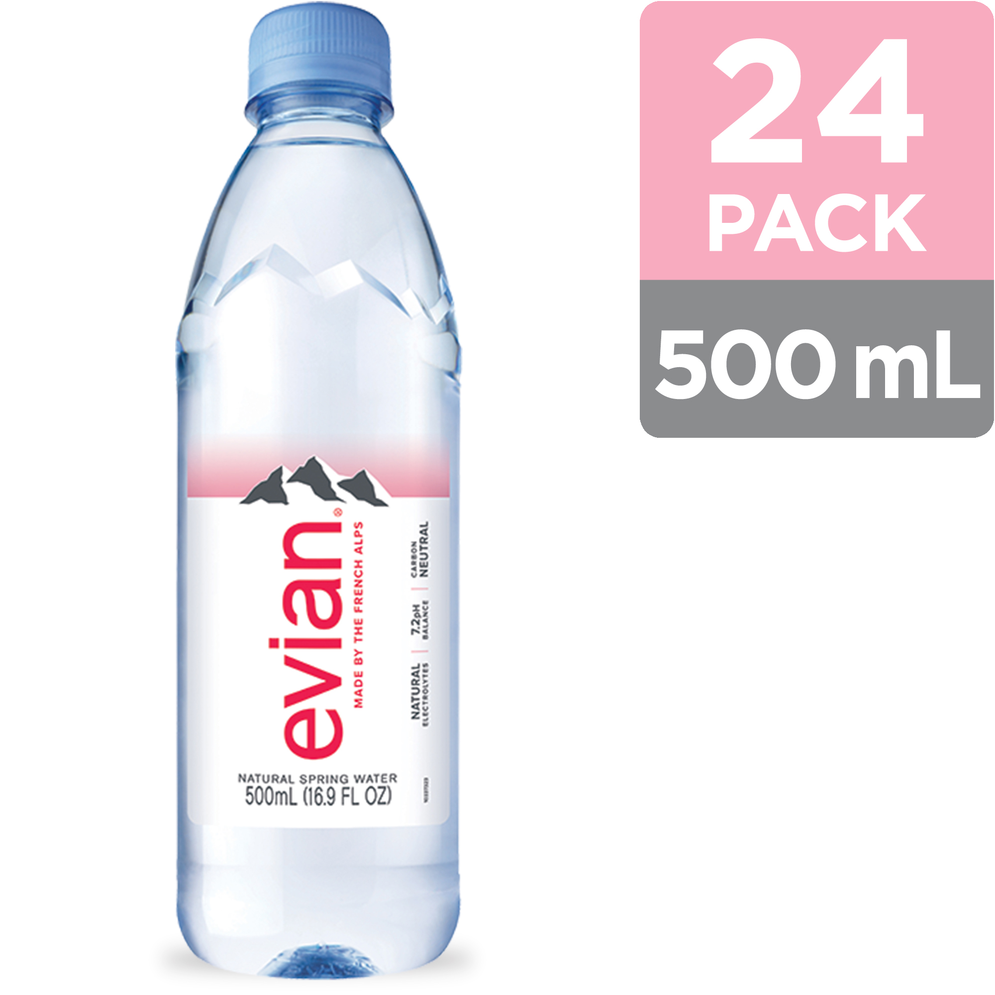 Evian Natural Spring Water 16 9 FL Oz 24 Count Bottles Walmart Evian Natural Spring Water 16 9 FL Oz 24 Count Bottles Walmart