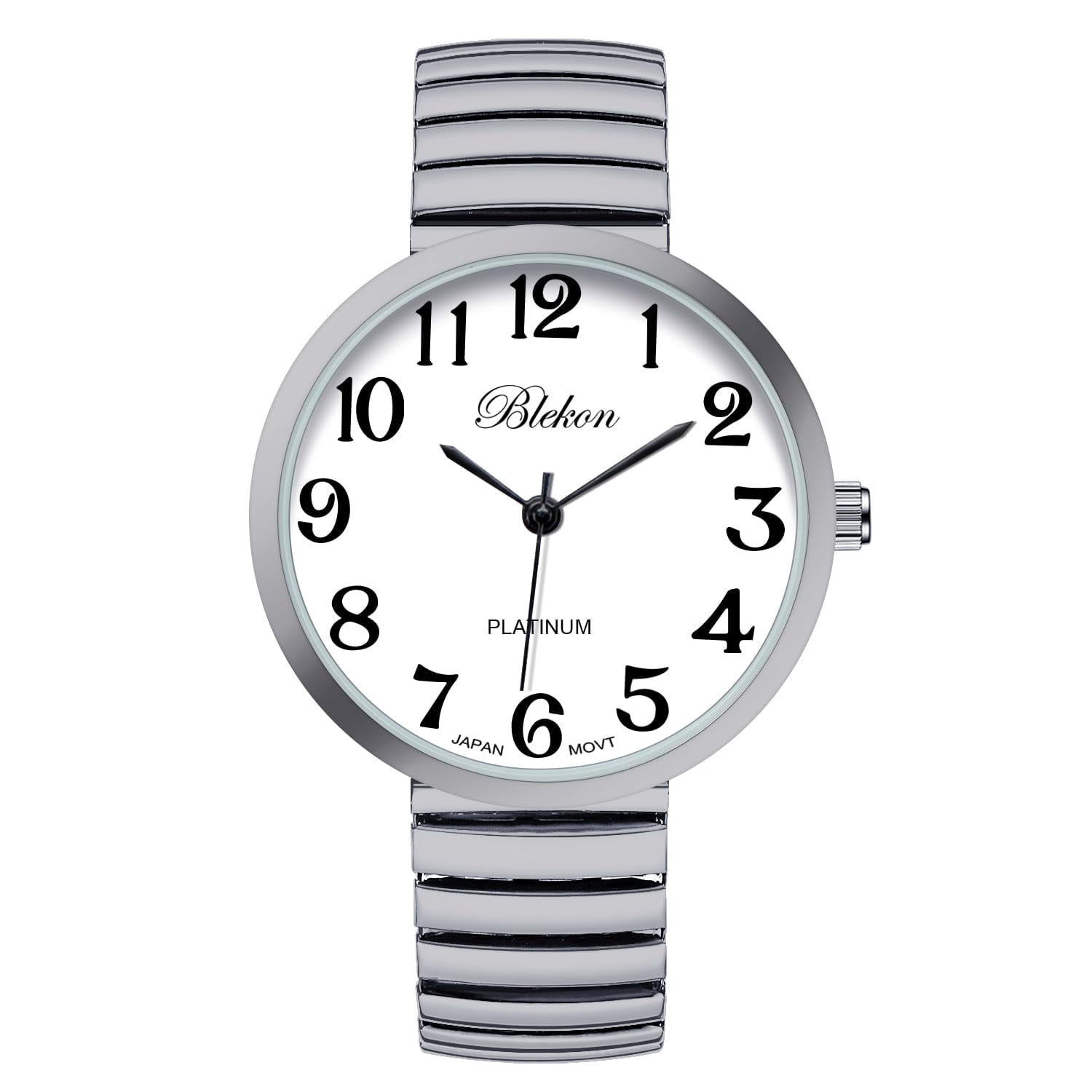 Women\'s Lavender Super Large Face Stretch Band Japanese Movement Fashion Watch Blekon Original Women main image 3