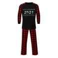 thumbnail image 1 of CEHVOM Tenue de Famille Col Rond Manches Longues Ensemble de Pyjama Imprimé X-max pour Femmes, 1 of 4